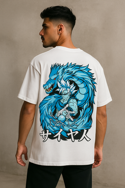 DBZ - Printed Oversized Tshirt For An Aesthetic look