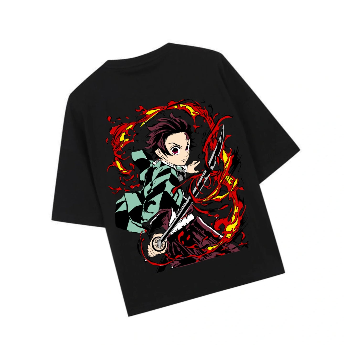 DEMON SLAYER - Printed Oversized Tshirt For Real Aesthetic people