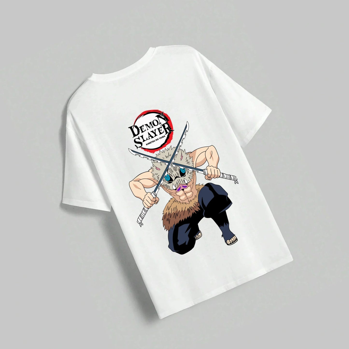 DEMON SLAYER - Printed Oversized Tshirt For Real Aesthetic people
