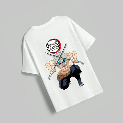 DEMON SLAYER - Printed Oversized Tshirt For Real Aesthetic people