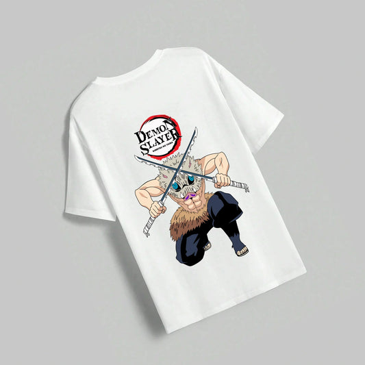 DEMON SLAYER - Printed Oversized Tshirt For Real Aesthetic people