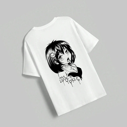 HENTAI - Printed Oversized Tshirt For Comfortable Wear 3