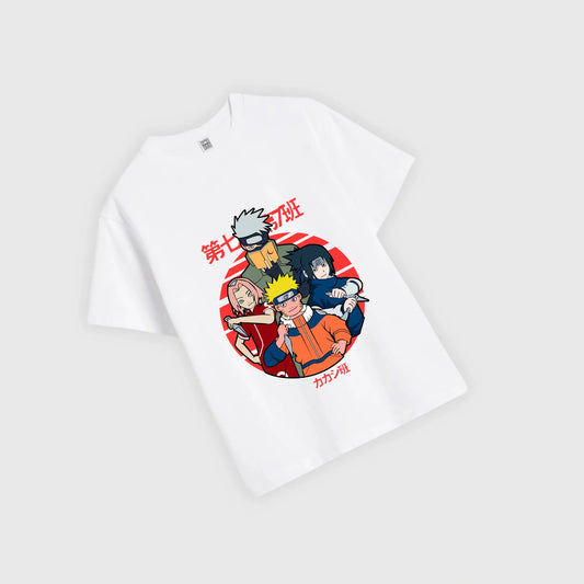 NARUTO- Printed Oversized Tshirt For Comfortable Wear