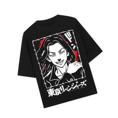 Keisuke Baji TOKYO REVENGERS - Printed Oversized Tshirt