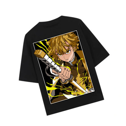 DEMON SLAYER - Printed Oversized Tshirt For Real Aesthetic people